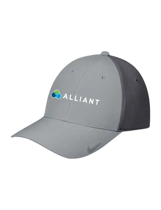Nike Light Grey/Dark Grey Dri-FIT Legacy Cap w/Alliant Logo
