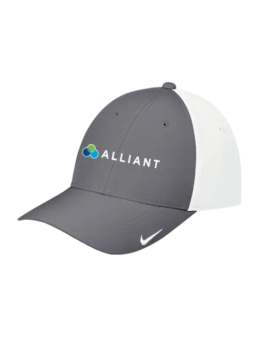 Nike Dark Grey/White Dri-FIT Legacy Cap w/Alliant Logo
