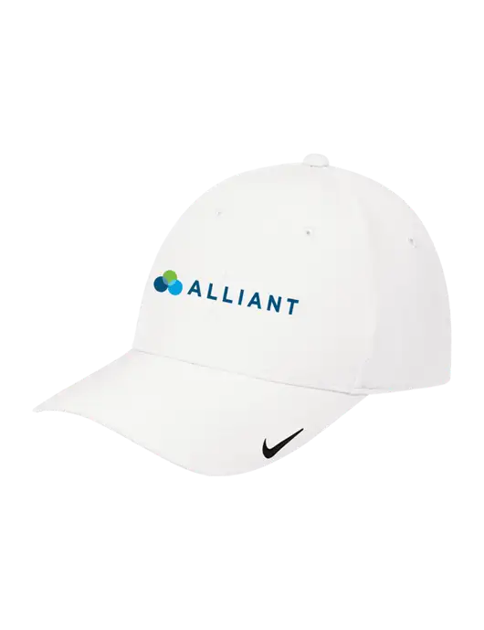 Nike White Dri-FIT Legacy Cap w/Alliant Logo