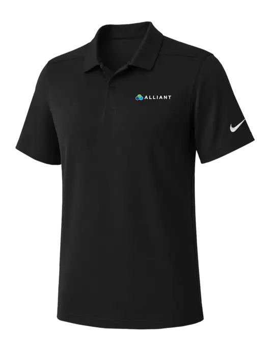Nike Black Dry Essential Solid Polo w/Alliant Logo