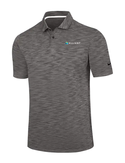 Nike Dark Grey Dri-FIT Vapor Space Dyed Polo w/Alliant Logo