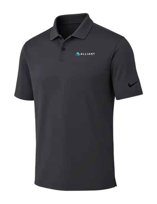 Nike Dark Grey Dri-FIT Vapor Polo w/Alliant Logo