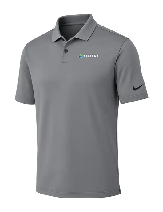 Nike Medium Grey Dri-FIT Vapor Polo w/Alliant Logo