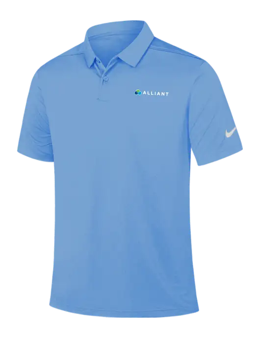 Nike Light Blue Dry Essential Solid Polo w/Alliant Logo