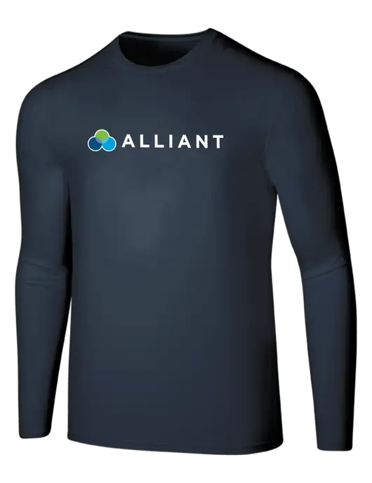 Seriously Soft Navy Long Sleeve T-Shirt w/Alliant Logo