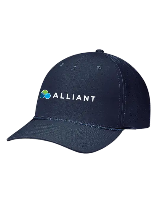 Richardson Laser Perf Performance Dark Navy/Navy-Grey-Blue Rope Cap w/Alliant Logo