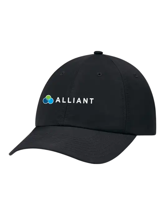 Richardson Relaxed Performance Lite Black Cap w/Alliant Logo