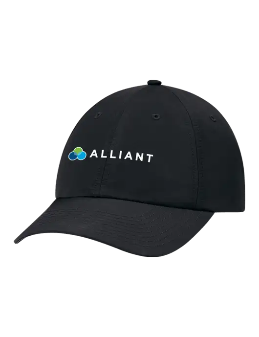 Richardson Relaxed Performance Lite Black Cap w/Alliant Logo