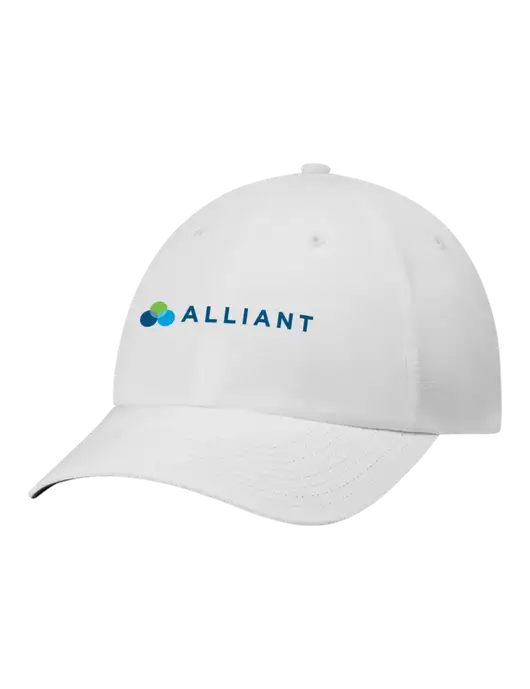 Richardson Relaxed Performance Lite White Cap w/Alliant Logo