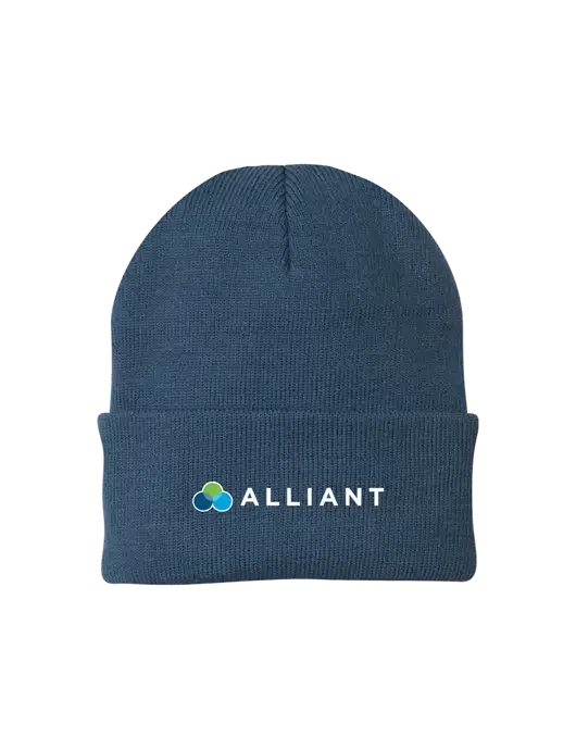 Dark Slate Knit Cap w/Alliant Logo
