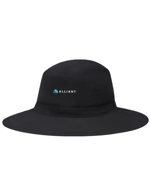 Black Booney Sun Hat w/Alliant Logo