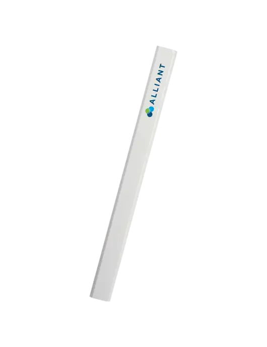 White Carpenter Pencil w/Alliant Logo