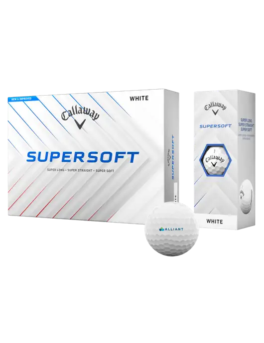 Callaway Supersoft Golf Balls 12/pk w/Alliant Logo