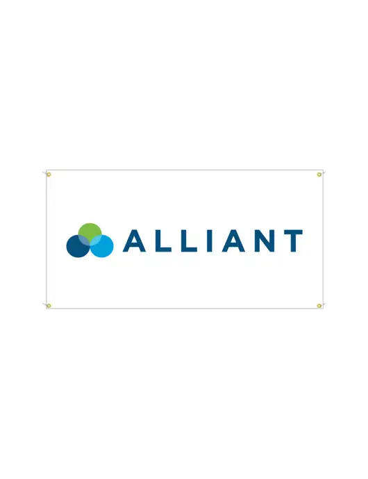 Vinyl Banner 48" x 24"  w/Alliant Logo