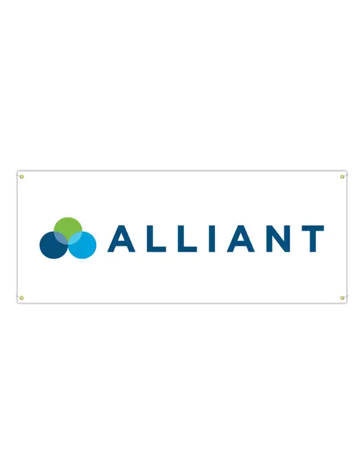 Vinyl Banner 120" x 48" w/Alliant Logo