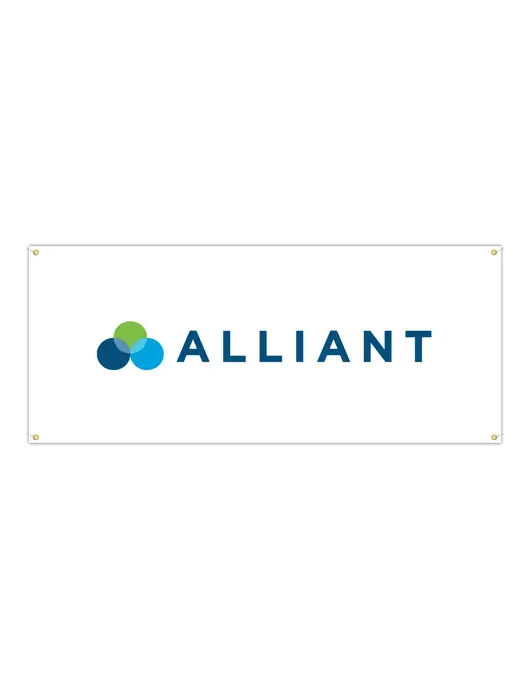 Vinyl Banner 72" x 30" w/Alliant Logo