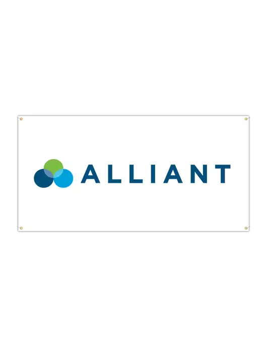 Vinyl Banner 96" x 48" w/Alliant Logo