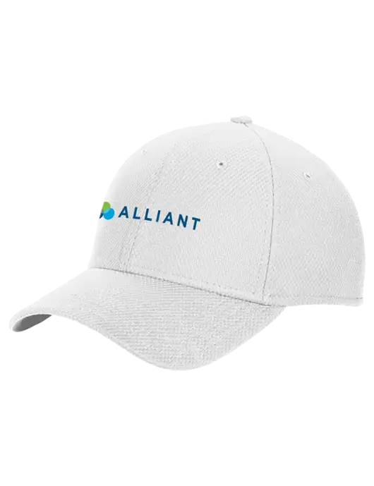 New Era Diamond Era White Stretch Cap w/Alliant Logo