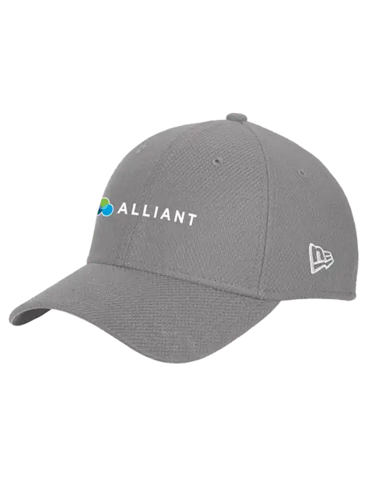 New Era Diamond Era Medium Grey Stretch Cap w/Alliant Logo