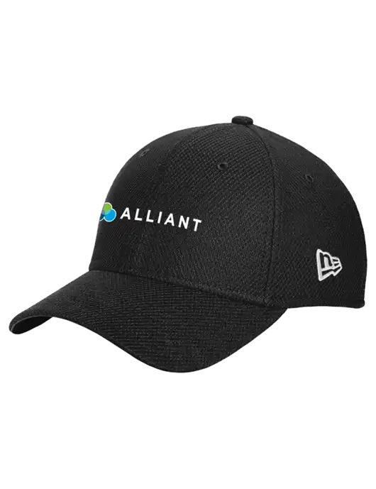 New Era Diamond Era Black Stretch Cap w/Alliant Logo