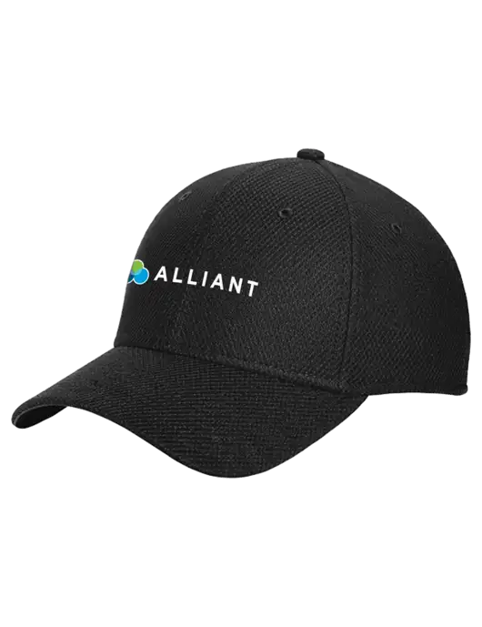 New Era Diamond Era Black Stretch Cap w/Alliant Logo