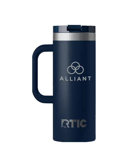 RTIC Road Trip 20 oz Navy Travel Mug w/Alliant Logo