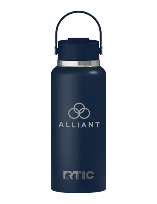 RTIC Outback 32 oz Navy Bottle w/Alliant Logo