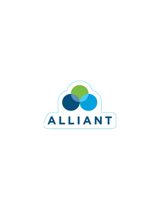 Small Decal (approx 3 in wide) w/Alliant Logo