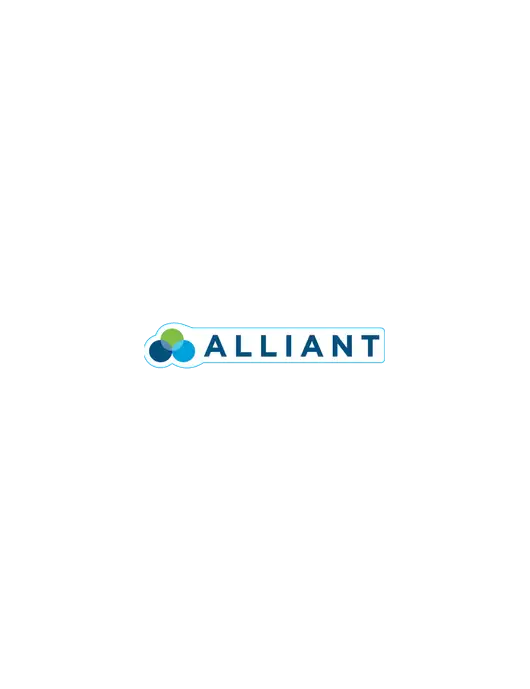 Small Decal (approx 2.25 in wide) w/Alliant Logo