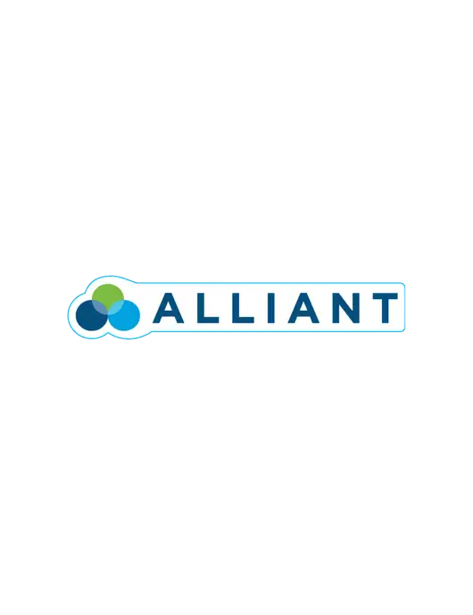 Large Decal (approx 4.25 in wide) w/Alliant Logo