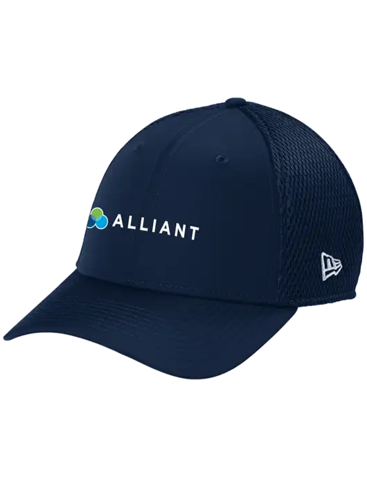 New Era 39THIRTY Performance Stretch Dark Navy Mesh Cap w/Alliant Logo