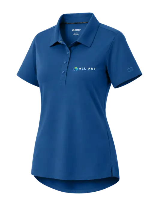 OGIO Womens Envision Light Navy Polo w/Alliant Logo