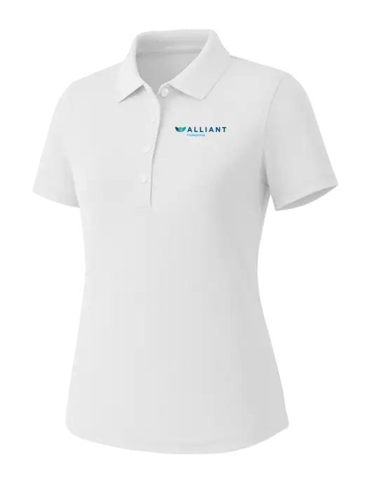 Callaway Womens Core Bright White Performance Polo w/Foundation Logo