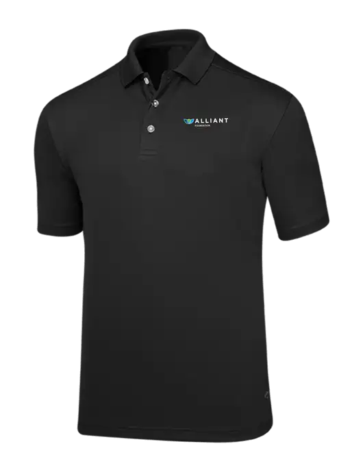 Callaway Core Black Performance Polo w/Foundation Logo