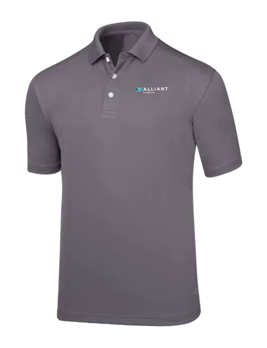 Callaway Core Medium Grey Performance Polo w/Foundation Logo