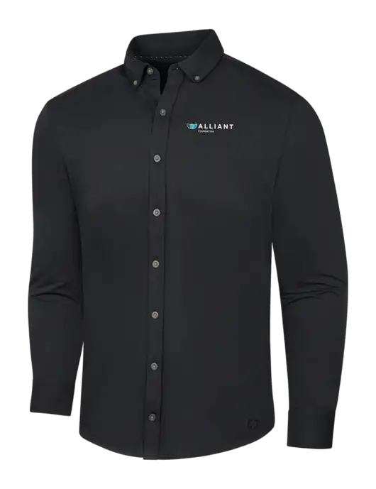 OGIO Blacktop Modern Code Stretch Button-Up Shirt w/Foundation Logo
