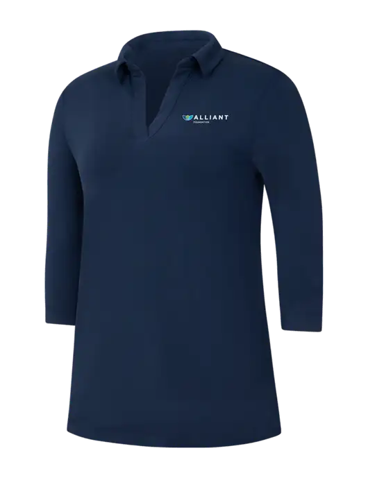 Navy Womens Luxe Knit Tunic w/Foundation Logo