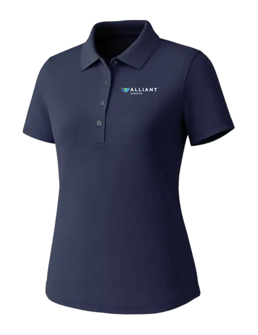 Callaway Womens Core Navy Performance Polo w/Foundation Logo