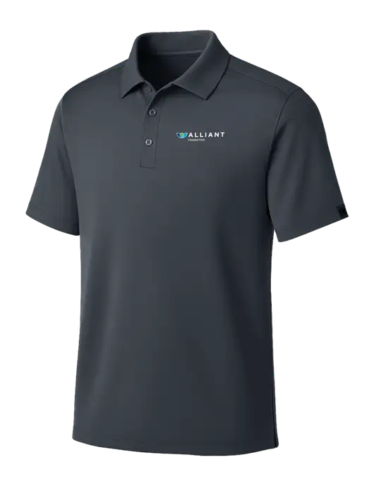 OGIO Dark Grey Framework Polo w/Foundation Logo