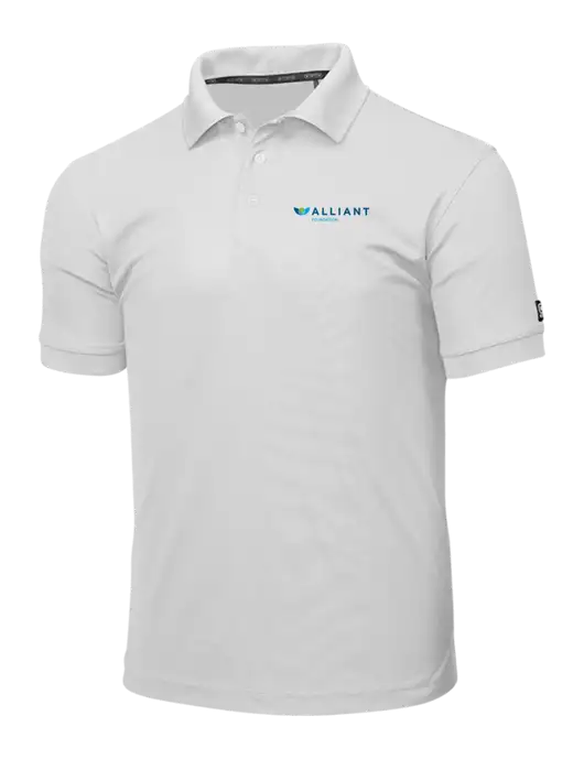 OGIO Bright White Caliber 2.0 Polo w/Foundation Logo