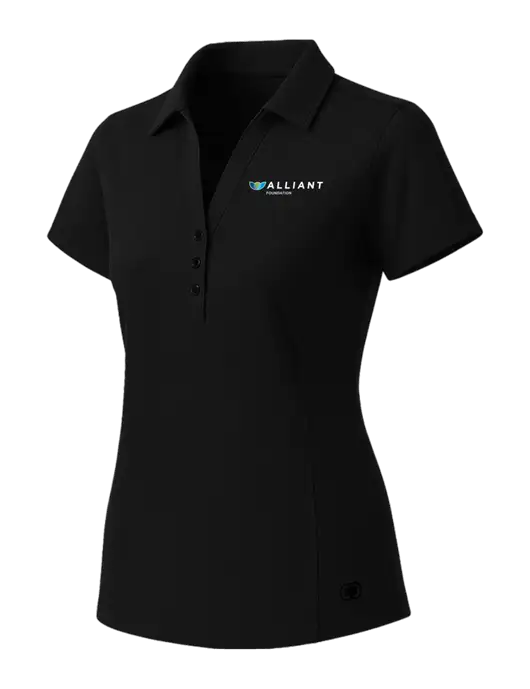 OGIO Womens Blacktop ONYX Polo w/Foundation Logo