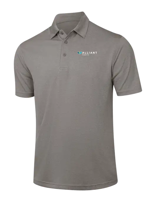 Medium Grey Heather Contender Polo w/Foundation Logo