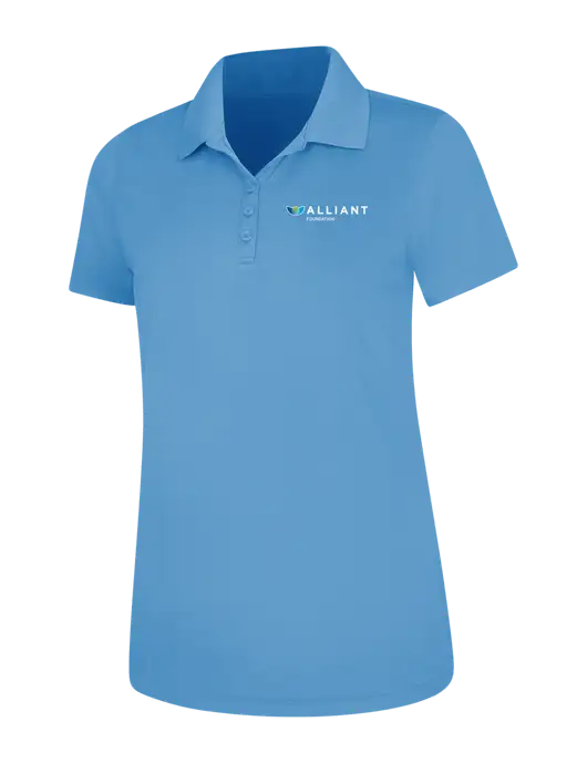 Carolina Blue Womens Dry Zone UV Mesh Polo w/Foundation Logo