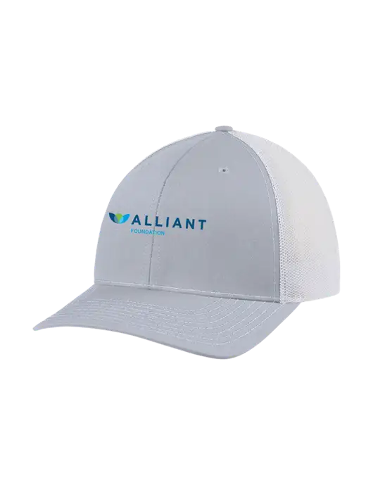 Richardson Adjustable Snapback Original 112 Trucker Cap Light Heather Grey w/White Mesh w/Foundation Logo