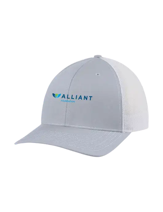 Richardson Adjustable Snapback Original 112 Trucker Cap Light Heather Grey w/White Mesh w/Foundation Logo