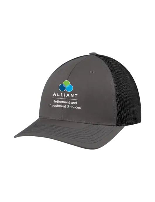 Richardson Adjustable Snapback Original 112 Trucker Cap Dark Grey w/Black Mesh w/ARIS Logo