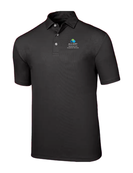 Callaway Birdseye Black Polo w/ARIS Logo