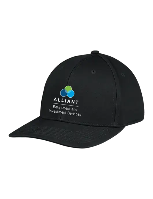 Premium Modern Structured Twill Black Snapback Cap w/ARIS Logo