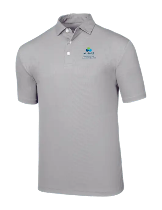 Callaway Birdseye Light Grey Polo w/ARIS Logo