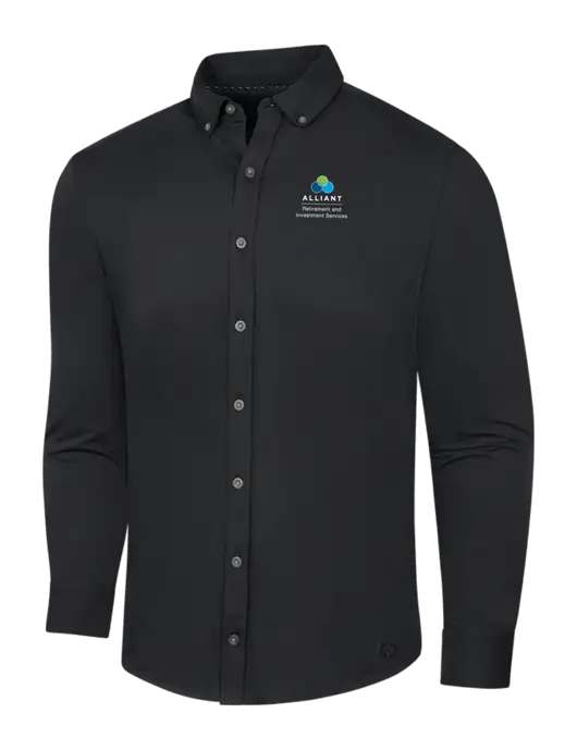 OGIO Blacktop Modern Code Stretch Button-Up Shirt w/ARIS Logo